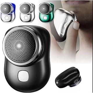 ￼Mini Barbeador Elétrico Portátil À Prova D'água De Dupla Finalidade Tipo c De Carga Aparador De Barba-envio imediato