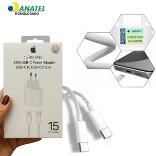 Carregador 35w Cabo Para iPhone 15 Pro Max Usbc Tipo C（100pc✖️10.3=1030reasi）