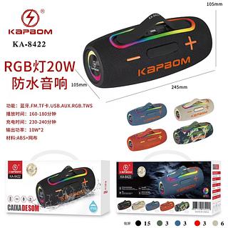 CAXIA DE SOM RGB 20W PRAVA AGUA 105mm