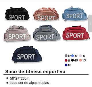 Bolsa Mochila Sport Fitness Viagens e Academia Multiuso Unissex
