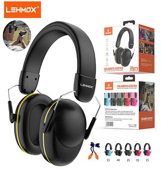 Abafador Ruído Proteção Auricular Concha Auditivo Autista Atenua Segurança Autismo Adultos e crianças