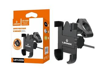 ￼Suporte de celular para moto e bicicleta estável e seguro liga de alumínio resistente gira 360/com carrecavel