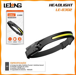 ￼Lanterna Led Recarregável Usb Pesca Profissional De Cabeça