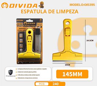 ￼Raspador para limpar Box Piso Vidro Cerâmica Azulejo + 6 Laminas