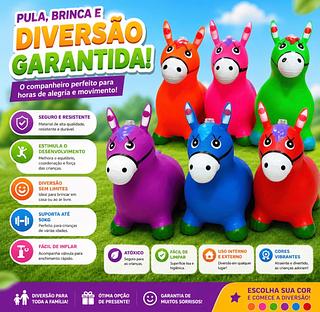 Cavalinho Upa Upa Grande Pula Pula Borracha