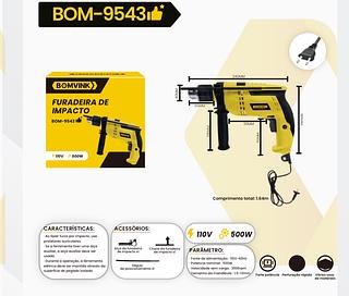 FURADEIRA DE IMPACTO 500W 110V