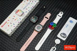 Relógio Smartwatch W29 Pro Modelo 9 Feminino E Masculino Gps