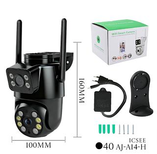 Smart Camera Wifi Jortan 2 Lentes Segurança Monitoramento icsee IP66