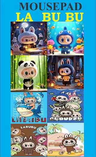 Mouce ped labubu 22*20cm