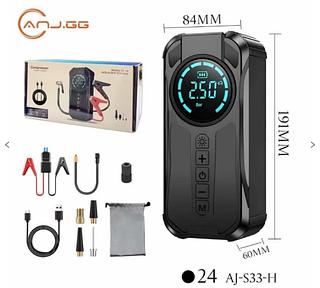 Auxiliar Partida Bateria Calibrador Digital Portátil Sem Fio - compressor portatil