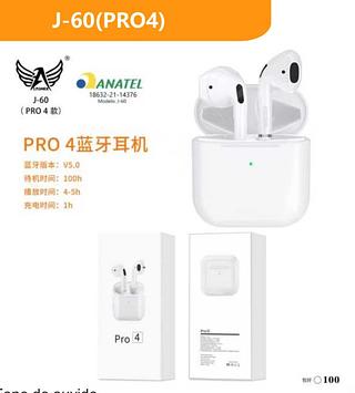 FONE TWS airpod pro 4 qualidade（caxia100pc✖️13.5=1350）