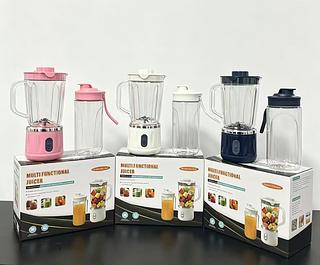 mini liquidificador 2 copos portátil mixer recarregável 6 lâminas batedor sheikeira 40w
