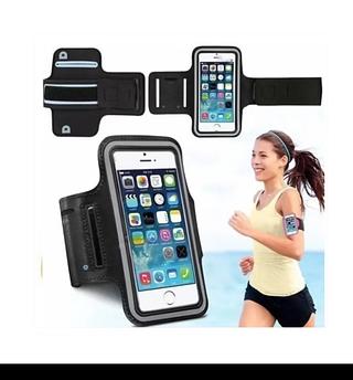 ￼Braçadeira Para Celular Suporte Braço Para Corrida Caminhada Bike Universal Até 6.5Polegadas