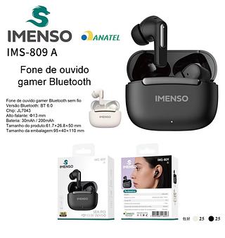 MINISO Fone Bluetooth V6.0 TWS In-Ear Bateria de Longa Duração