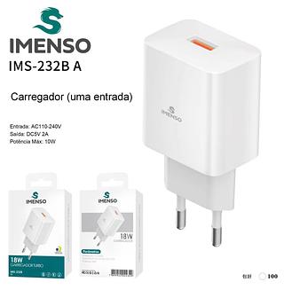 Carregador IMENSO 1USB 18W