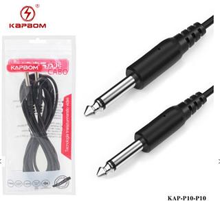 Cabo P10Estéreo X 2 P10 Mono Blindado 1.5m