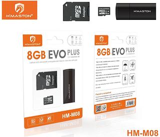 ￼Cartão de Memória Micro Sd 8GB Original com Adaptador Sd para Celular Notebook Filmadora-HMASTON