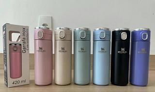 Garrafa térmica 420ml Digital(caixa 100pc✖️19reais=1900reais）