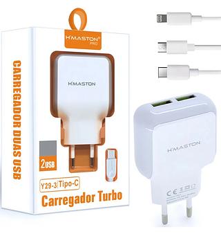 carregador rapito 4.1A HMASTON Type-c