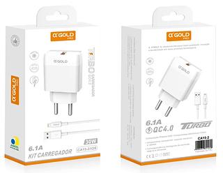 Carregador Completo TurboRápido 30w QC4.0 para iphone—ADOLD