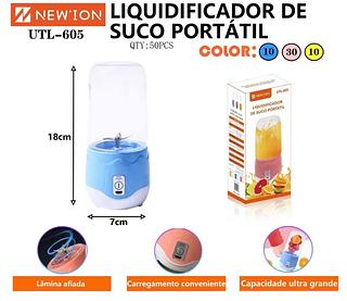 Liquidificador Portátil 6 Laminas 800ml Recarregável