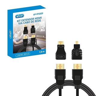 ￼Kit Extendores Hdmi 3 Em 1 Mini Em Micro Hdmi -