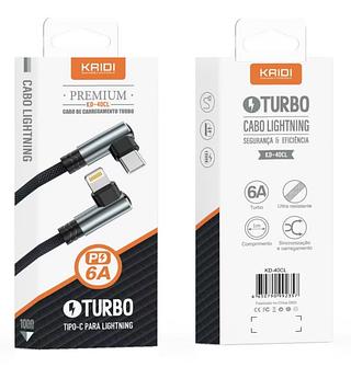 Cabo De Dados De Carregamento Super Rápido 6A typec to iphone