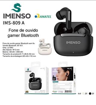 MINISO Fone Bluetooth V6.0 TWS In-Ear Bateria de Longa Duração