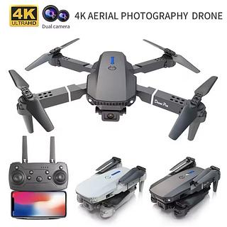 Drone E88 4k Prof câmera angular hd, wi-fi, fpv, alt hold, dobrável, rc quadrotor, helicóp,livre, brinquedos p crianças