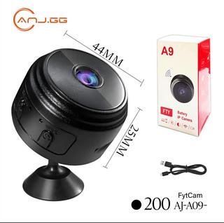 Mini Câmera Espiã Wifi Visão Noturna Gravador Voz A9 -Ley144