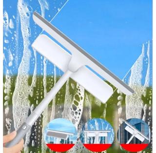 RODO LIMPADOR 3 EM 1 Alumínio para Limpeza 80cm- Rodo de Janela Vidro Multifuncional prático de usar