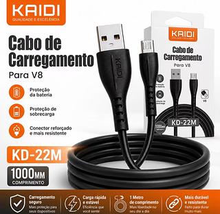Original KAIDI cabo de carrega Rapido para V8 1m