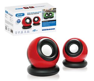 Mini Caixa De Som Alto Falante Knup KP-601 para Computador PC Notebook