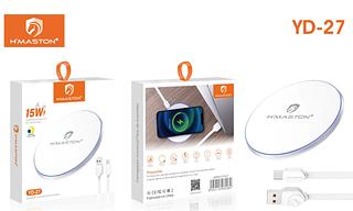 Carregador Hmaston Sem Fio Indução Super Rápida 15w