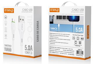 Cabo Dados Carga Rápida Para Typec 5.0A 1m—AGOLD