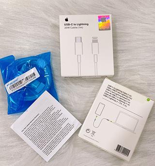 Cabo iPhone 12 Tipo C / Lightning Com 1 Metro 20w Dados Carga primeira linha