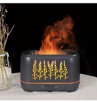 Difusor Ultrassônico Aromatizador Umidificador Lareira Wood 220ml—BAMX