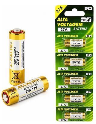 Cartelas Bateria Pilha 27a 12v Alarme Portão