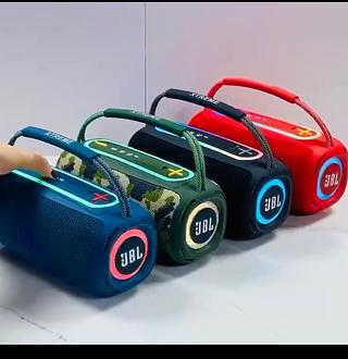 ￼Caixa de Som Bluetooth Grande Extra Bass 20W com LED RGB Boombox（Tem um vídeo por trás disso）