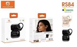 Fone de Ouvido Sem Fio Sport Bluetooth V6.0 Gancho Sem Borracha