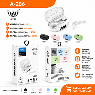 ￼Fone De Ouvido Sem Fio Headset Altomex A-286
