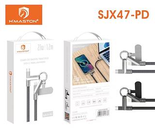 Cabo de Dados 27W Typec para iPhone 1.2m（Cabo celular com alça ）