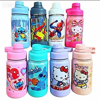 Garrafa Térmica Infantil 350ml de Personagem À Prova de Vazamento Portátil Escolar Esporte Viagem