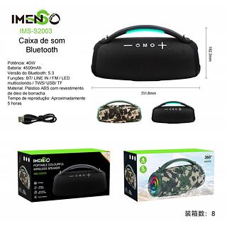 Caixa De Som Imenso Original 40w 4500mah Bluetooth