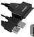 Cabo Conversor Hdd Sata Notebook De 2,5 Usb 2.0 Com Fonte Preto