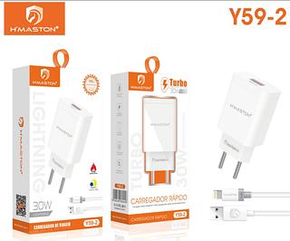 Carregador Turbo 4.0 uma usb 30w para iphone–Hmaston
