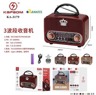 Rádio Portatil Retro Vintage A Pilha E Tomada Am Fm Usb Sd