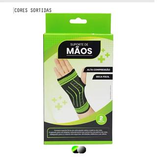 SUPORTE DE MAOS PRETO E VERDE OU PRETO Cor aleatória if01002