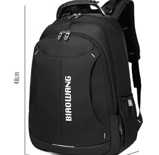 ￼bIAO WANG Original Mochila Impermeável resistente Notebook Unisex Faculdade Viagem
