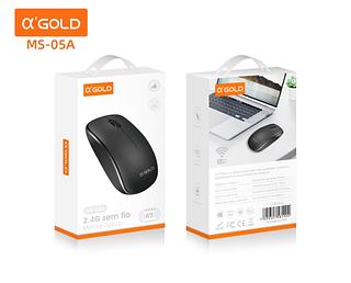 Mouse Agold 2.4G Wireless ou Bluetooth conexao sem fio